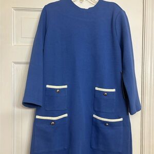 Tuckernuck Francoise Mod Mini Dress Blue